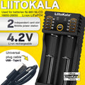 LiitoKala Lii-202 Smart Battery Charger – 18650, 21700, 26650, 14500 NiMH & Li-ion Universal Charger