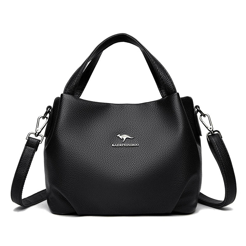LUYIAIXI Luxury Letter Accent Crossbody Shoulder Tote – High Quality Designer Handbag for Women