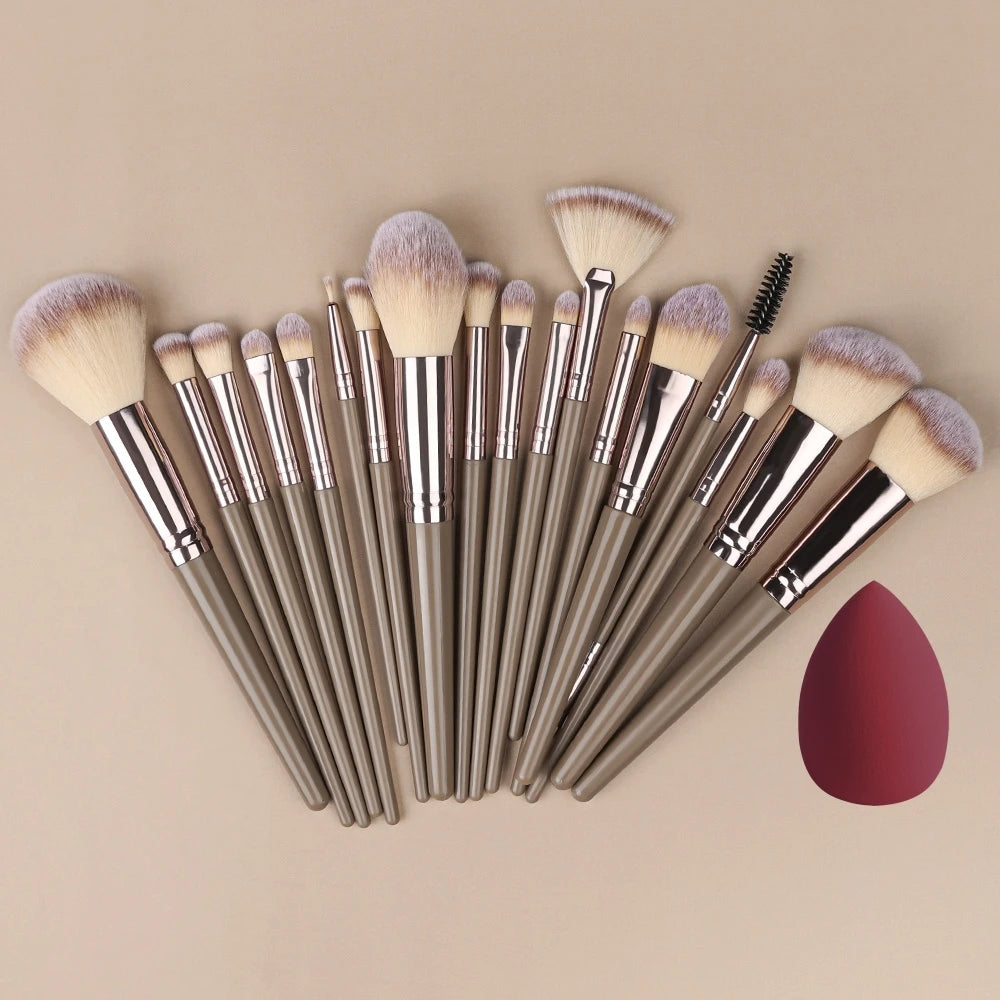 Super Soft Detail Makeup Brush Set — Blush, Highlighter, Foundation & Eyeshadow