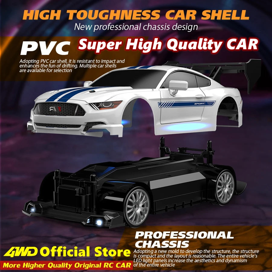 4WD RC Drift Car – GTRPRO AE86PRO 4x4 Racing RTR Remote Control Vehicle