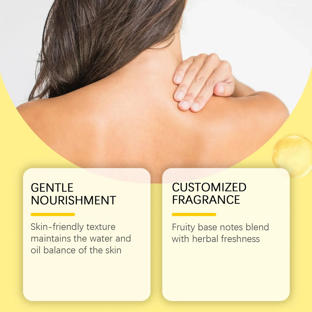 Persimmon Body Wash Gel — Gentle Cleansing, Moisturizing & Body Odor Remover Shower Gel 100ml