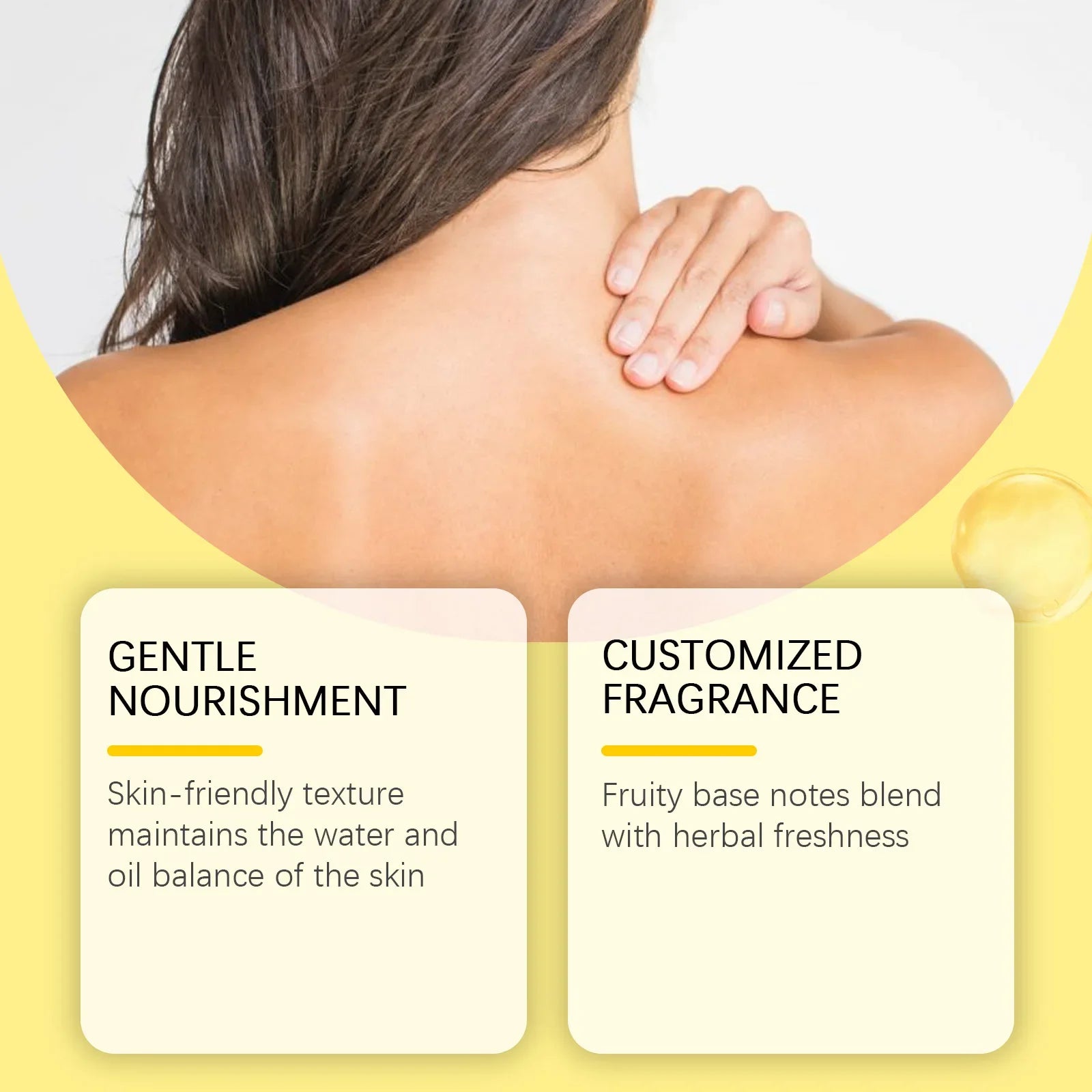 Persimmon Body Wash Gel — Gentle Cleansing, Moisturizing & Body Odor Remover Shower Gel 100ml