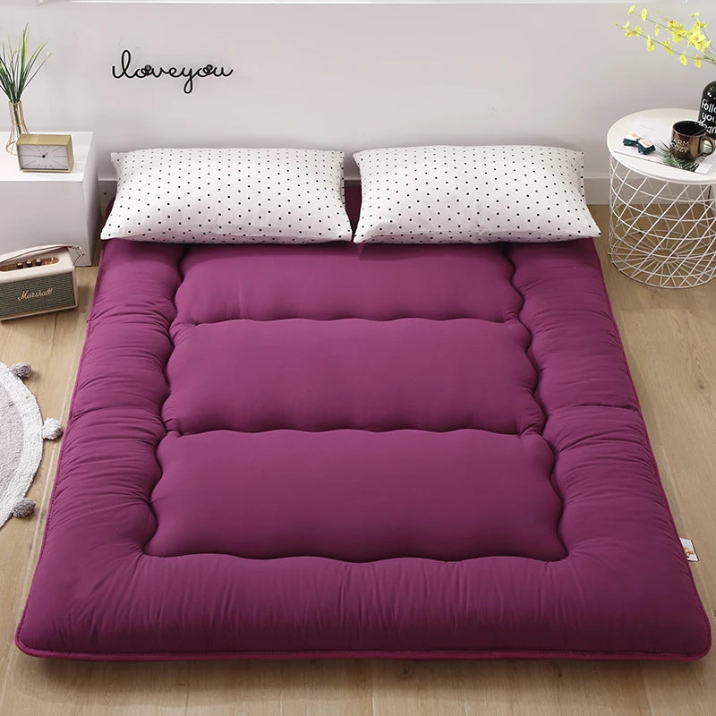 Japanese Thickened Tatami Floor Mattress – Foldable Lazy Bedroom Sleeping Pad, Multiple Sizes