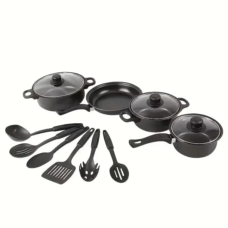 Nonstick Cookware Set – Induction Pots, Pan & Utensils