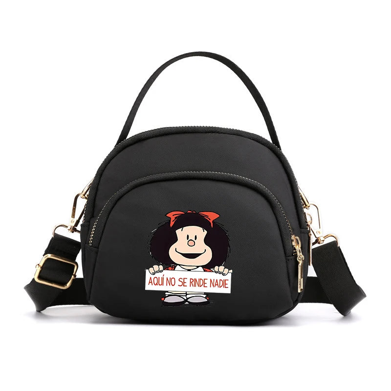 MAFALDA Anime Mini Crossbody Shoulder Bag – Cute Phone Purse Underarm Handbag for Women
