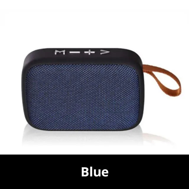 Big Sound. Small Package. — Portable Bluetooth 5.0 Mini Fabric Speaker | 3D Stereo HiFi, TF Card, FM Radio, Rechargeable, 5 Colors