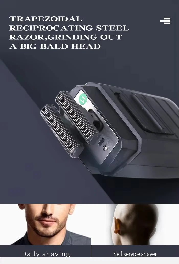 Kemei KM-2299 & KM-1102 USB Rechargeable Hair Clipper Kit – Rotary Motor, 180-Min Runtime