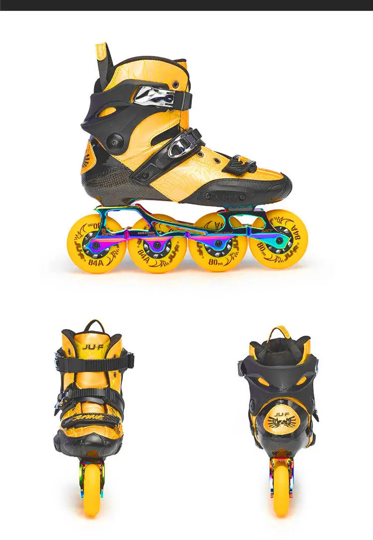 Carbon Fiber Roller Skates – Professional Flat Shoes for Adults & Children, Boys & Girls