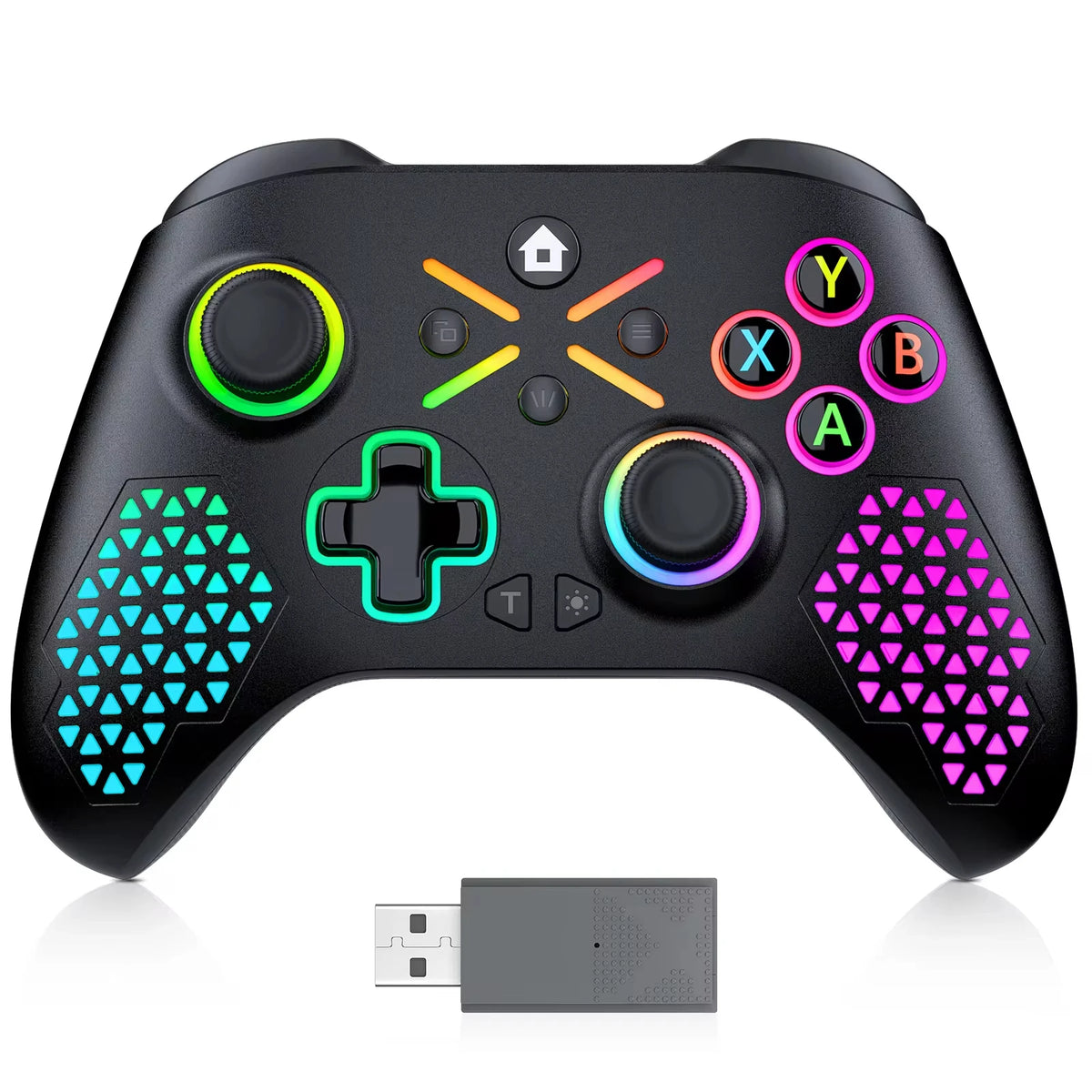Wireless Xbox Gamepad – 2.4G, Dual Vibration, 6-Axis Gyroscope for Xbox One/S/X, Win 7/8/10