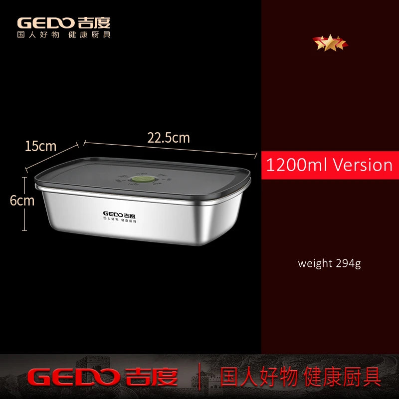 Stainless Steel Food Storage Container – Silicone Seal