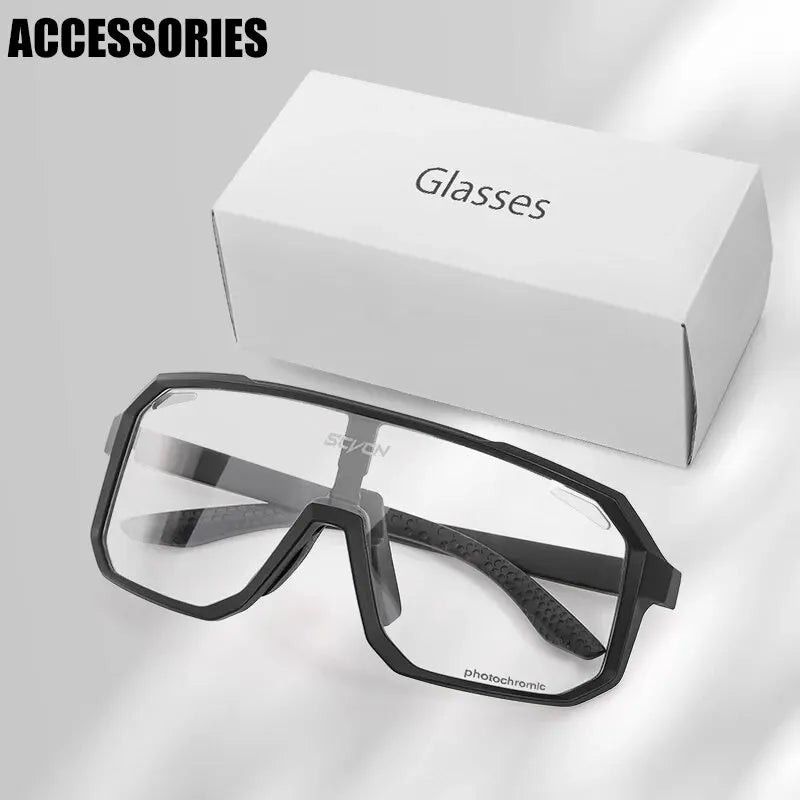 Photochromic Cycling Sunglasses | Men Women Mountain Bike Road Outdoor Sports Hiking Goggles