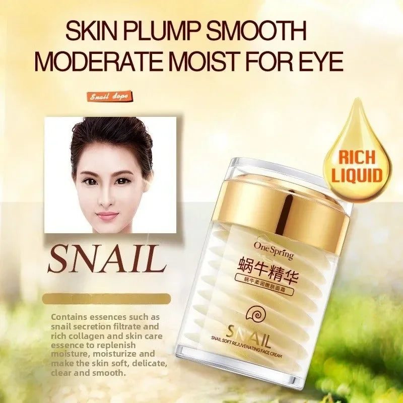 Snail Collagen Anti-Aging Skincare Set — Eye Serum & Face Cream Duo