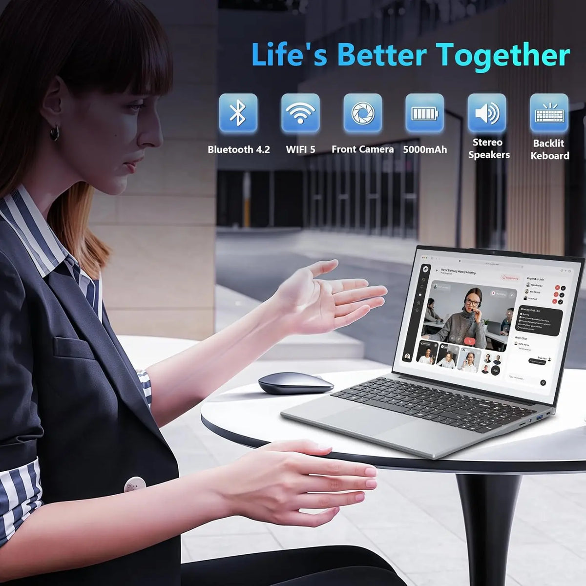 15.6" Ultra Slim Laptop – Intel Core i3-6100U, 16GB RAM, Up to 2TB SSD, Windows 11 Pro