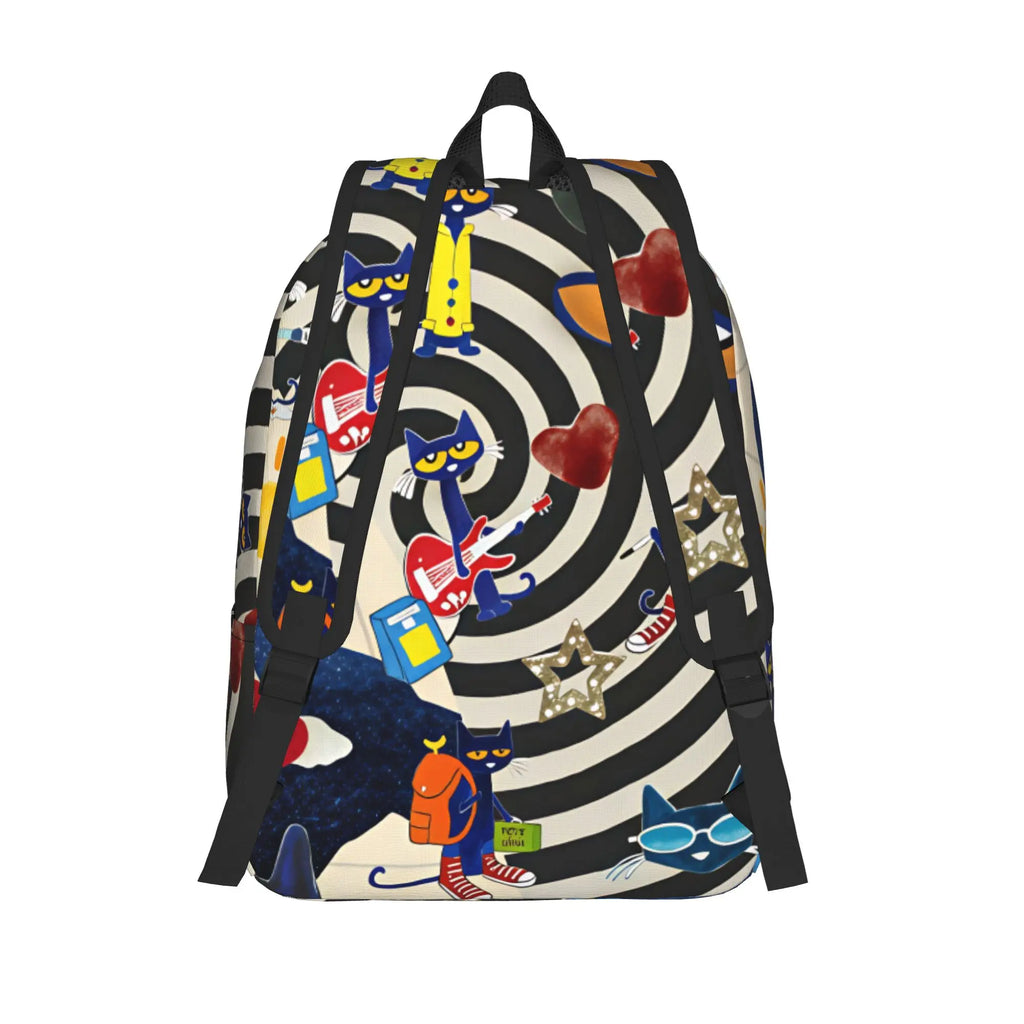 Pete the Cat Backpack – Printed School Rucksack