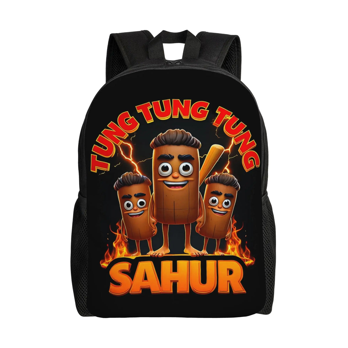 Tung Tung Tung Sahur Backpack – Unisex Meme Daypack