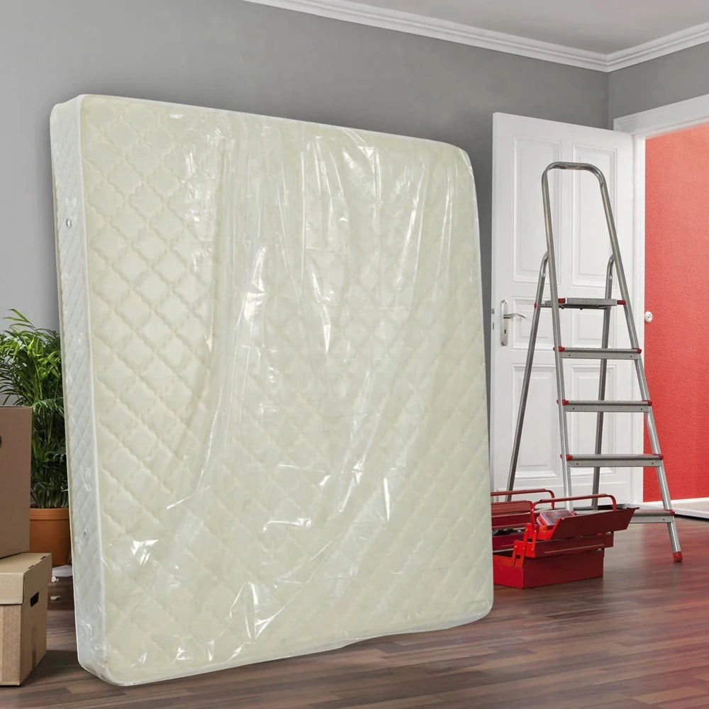 Plastic Mattress Moving Bag – Dustproof Waterproof Storage Cover for Moving & Travel