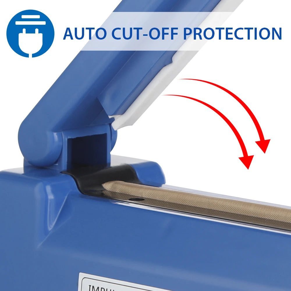 Electric Heat Sealer — Hand Press Vacuum Bag Sealing Machine for Food & Packaging