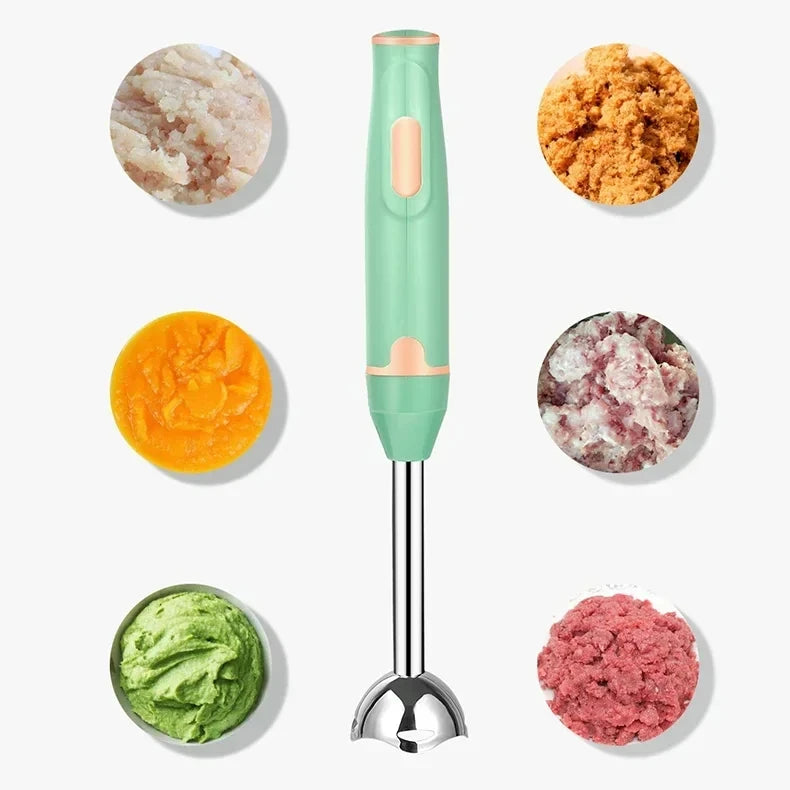 Immersion Hand Stick Blender — Electric Handheld Food & Vegetable Grinder for Smoothies & Sauces