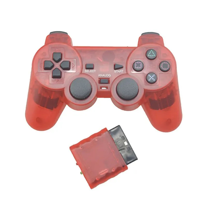 2.4G Wireless PS2 Gamepad – Dual Vibration Joystick Controller for PC & USB