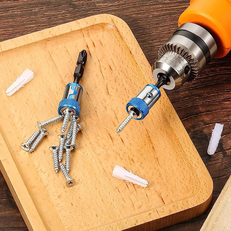 Magnetize Any Bit. Instantly. — 1/4" Magnetic Ring Screwdriver Bit Holder | Strong Magnetizer, Aluminum Alloy, Removable Adapter, 1pc, 3pc & 6pc