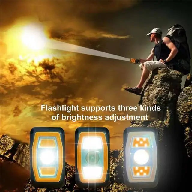 Emergency Hand Crank Solar Radio – 5000mAh AM/FM/NOAA Weather Alert, 4-Way Powered Digital Display