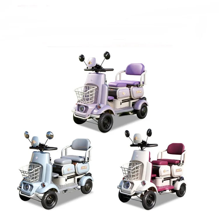 4-Wheel Mobility Scooter for Seniors, 650W Power Assist