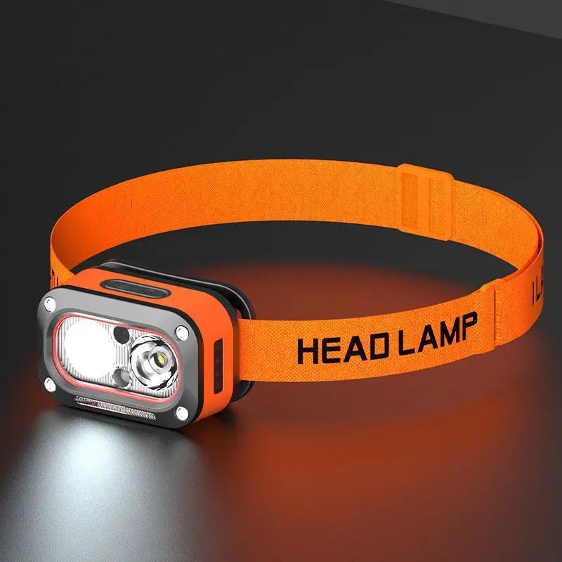 Rechargeable LED Headlamp – Ultra-Bright, 5 Modes, USB Charging, 60° Adjustable for Camping & Running