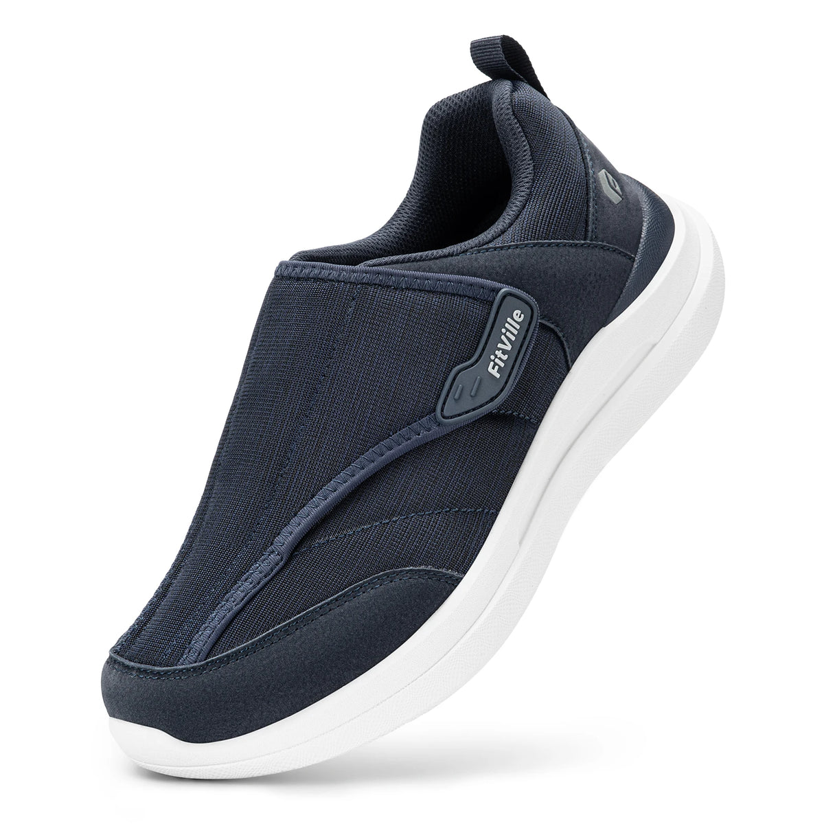 Men's Extra Wide Diabetic Slip-On Shoes – Orthopedic Casual Footwear for Elderly Foot Pain Relief, Neuropathy & Swollen Feet