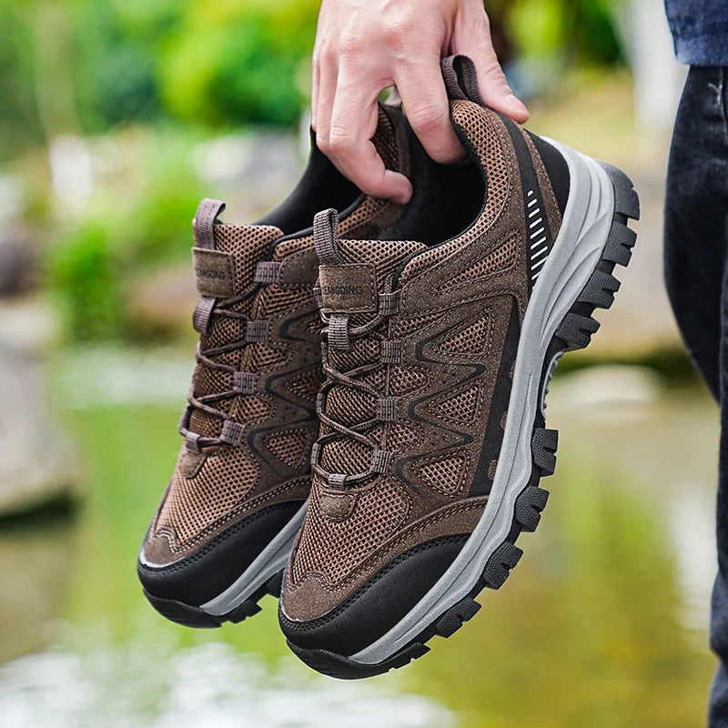 Men's Lightweight Breathable Outdoor Hiking Shoes — Sizes 39-48