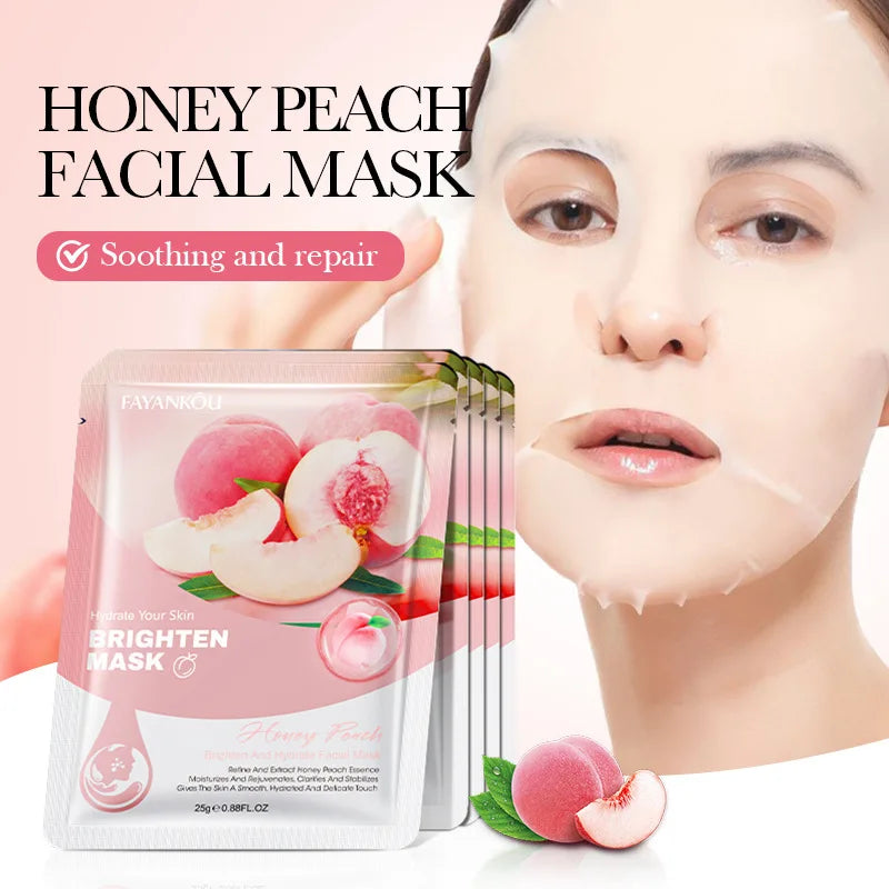 Fruit Facial Sheet Masks — Moisturizing 10 Pack