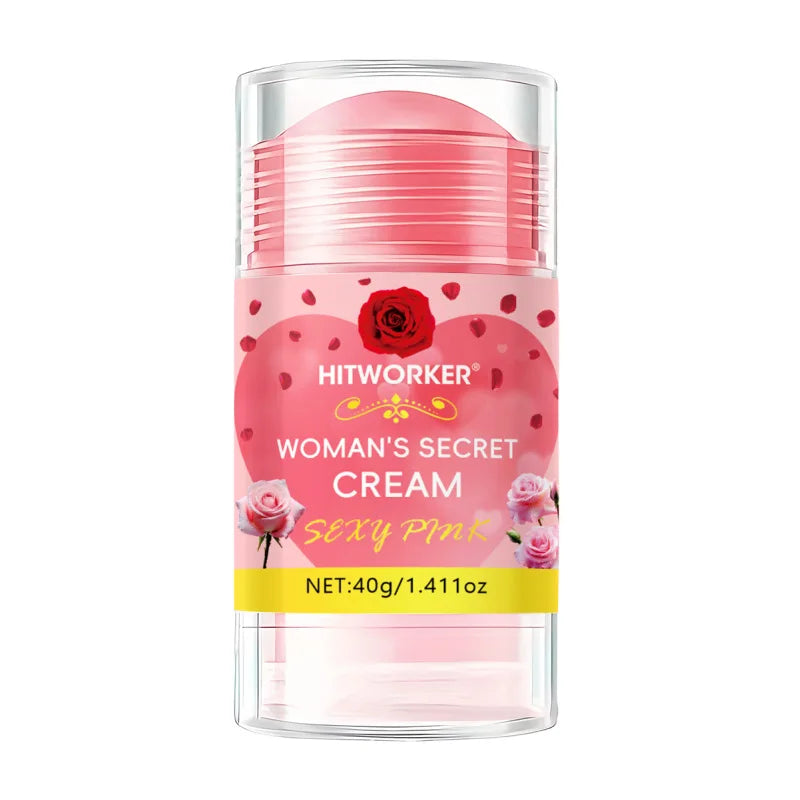 Rose Deodorant Cream Stick 40g – 72-Hour Odor Control Unisex Body Care
