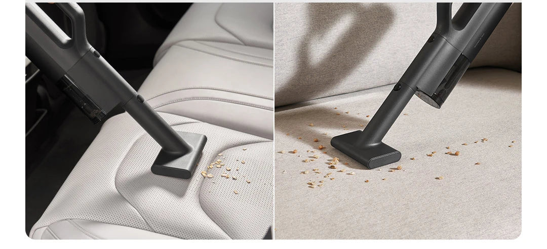 Mijia Car Vacuum Cleaner — 21kPa Suction, 5-Stage Filtration, 2400mAh, Type-C Charging