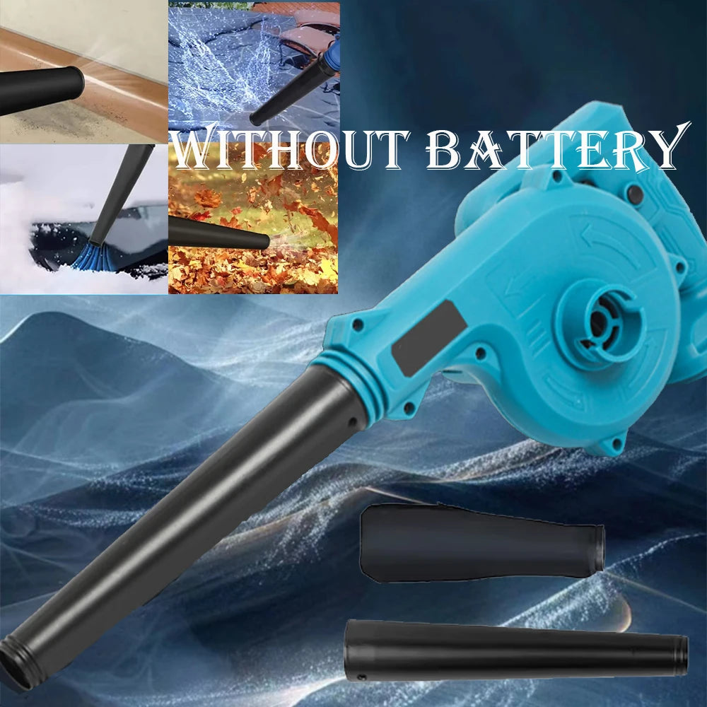Cordless Electric Air Blower 2-in-1 – Leaf & Computer Dust Collector for Makita 18V Battery