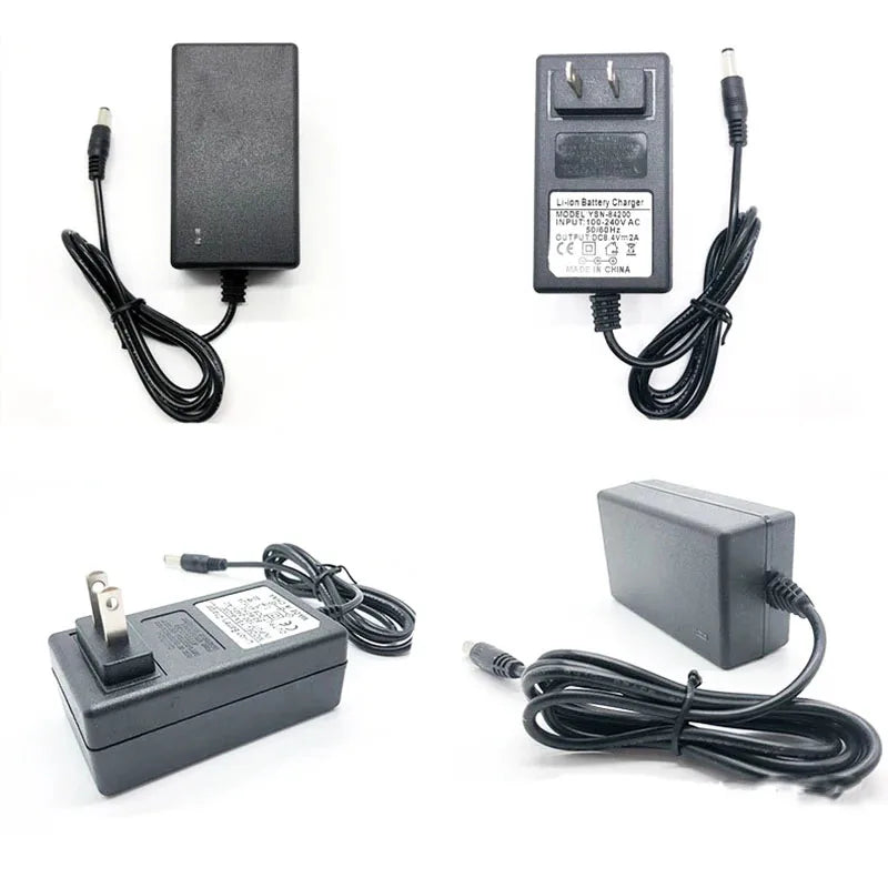 18650 Lithium Battery Charger – 12.6V 2A & 21V 1A for Screwdriver & Wrench Battery Packs (DC 5.5mm)