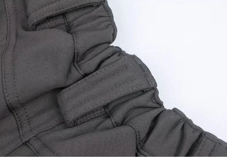 Men's Fleece Softshell Cargo Hiking Pants — Outdoor Tactical Trousers M–5XL