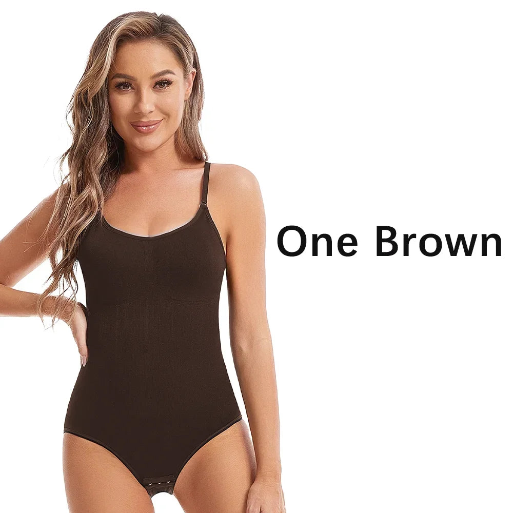 Seamless Slimming Open-Crotch Bodysuit Shapewear — Butt Lifting & Tummy Control