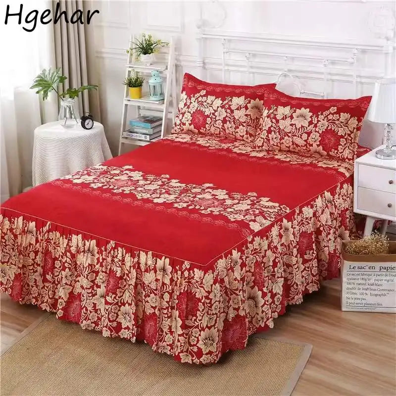 Modern Bedspread Mattress Cover – Skin-Friendly Dustproof Bed Cover, Queen & King
