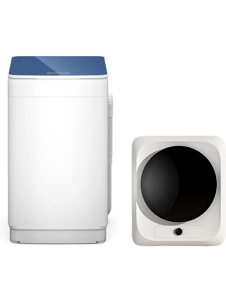 18 Lbs Washer & 10 Lbs Dryer Combo | Full Automatic, 7 Wash Programs, 5 Dry Modes, Stainless Steel Tub, Apartment, Dorm & RV