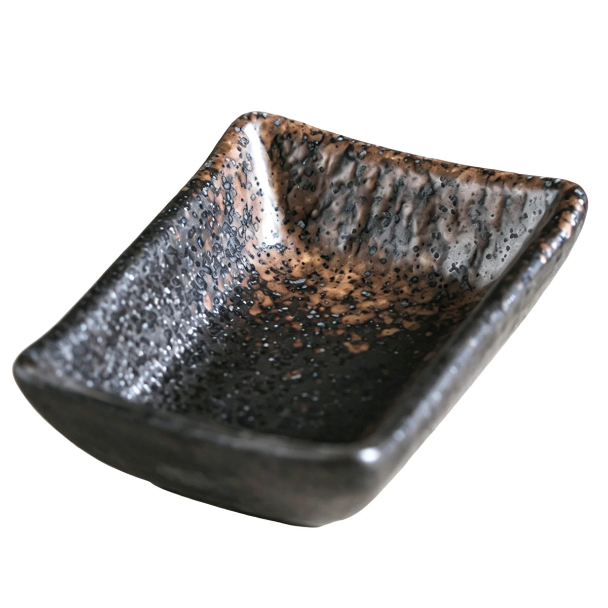 Ceramic Soy Sauce Dish – Japanese-Style Rectangular Bowl