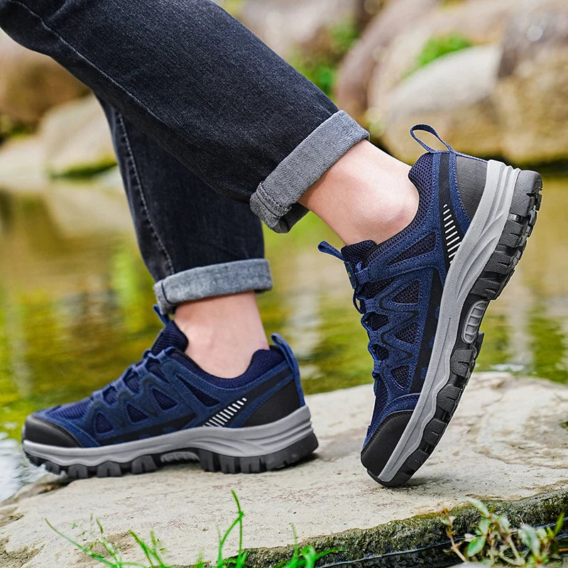 Men's Lightweight Breathable Outdoor Hiking Shoes — Sizes 39-48