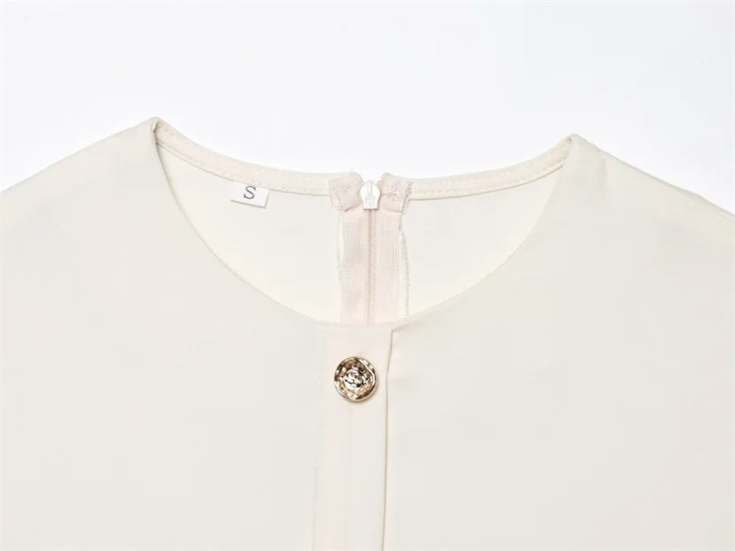 Button-Up Sleeveless Sundress — Slim A-Line Midi Casual Elegant Dress