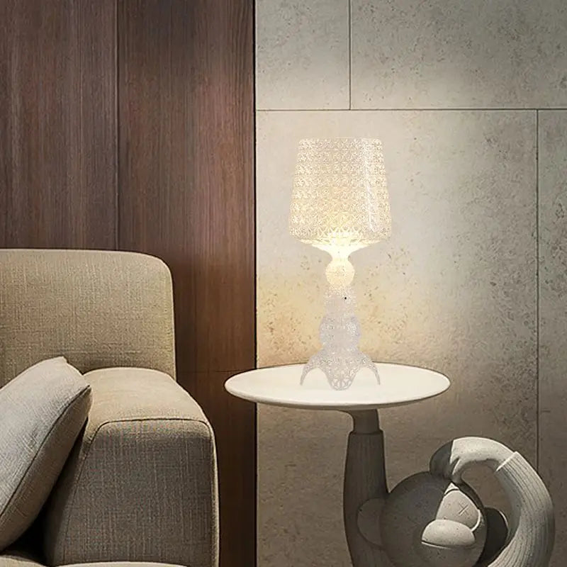 Acrylic Table Lamp – Modern Bedside Lighting