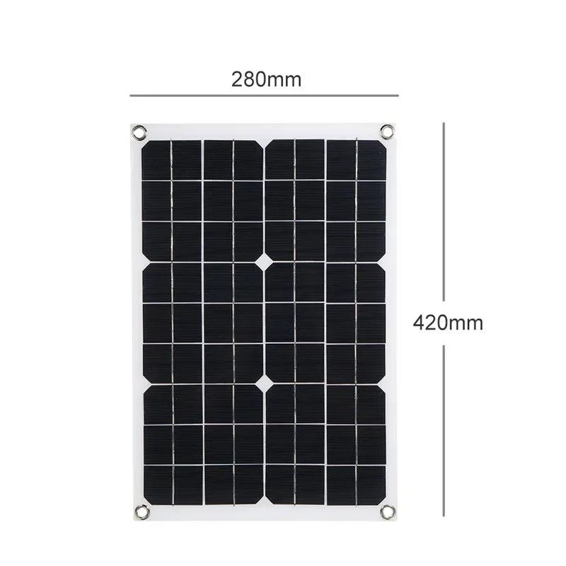 4000W Solar Inverter Kit – 12V to 110V/220V Solar Panel System with Charge Controller