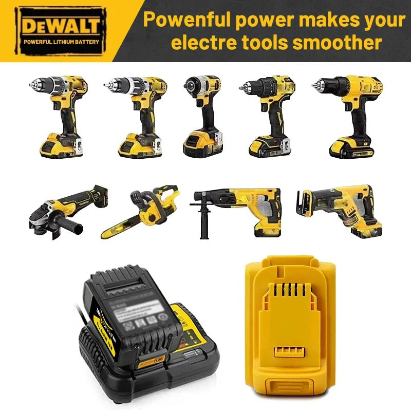 DeWALT 20V/60V MAX FlexVolt Battery – 6Ah & 9Ah Replacement for DCB606 DCB205 DCB206 Power Tools