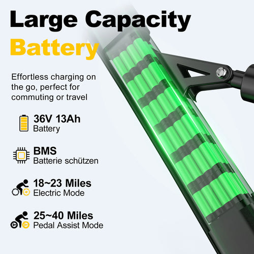 Aairsk 26" Electric City Bike — 36V 13Ah 21-Speed Dual Suspension Commuter E-Bike (US Warehouse)