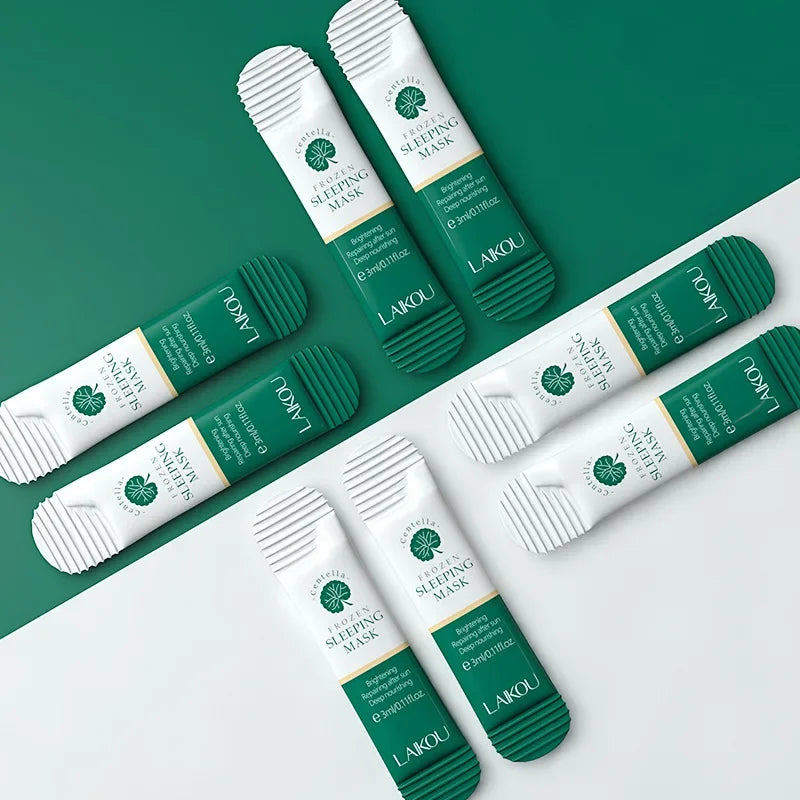LAIKOU 7-Piece Sleeping Face Mask Set — Snail & Matcha