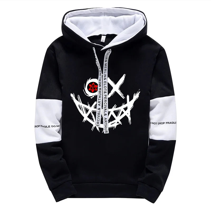 Men's Printed Hoodie & Sweatpants Streetwear Tracksuit – Casual Outdoor Sport Set