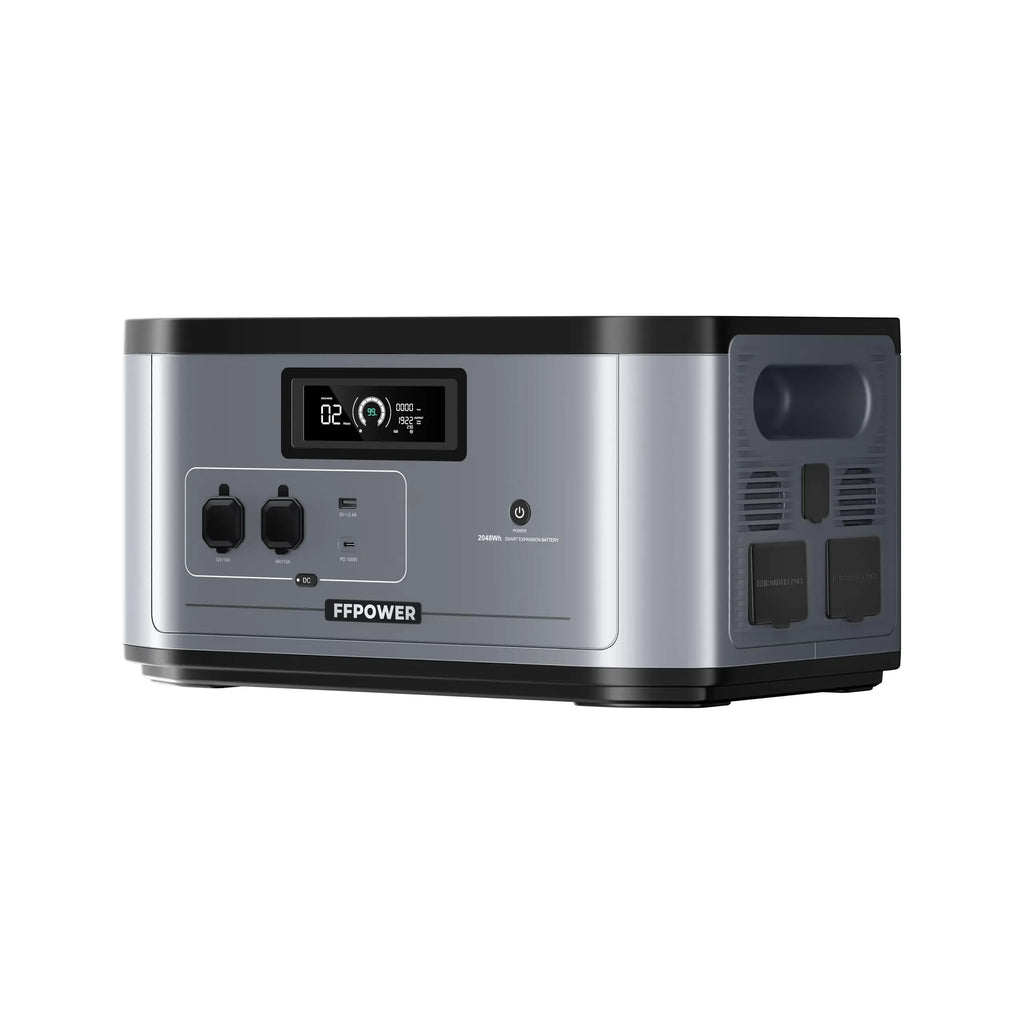 OUKITEL B2000 2048Wh LiFePO4 Expansion Battery — Portable Power Station Add-On for BP2000 Solar Generator