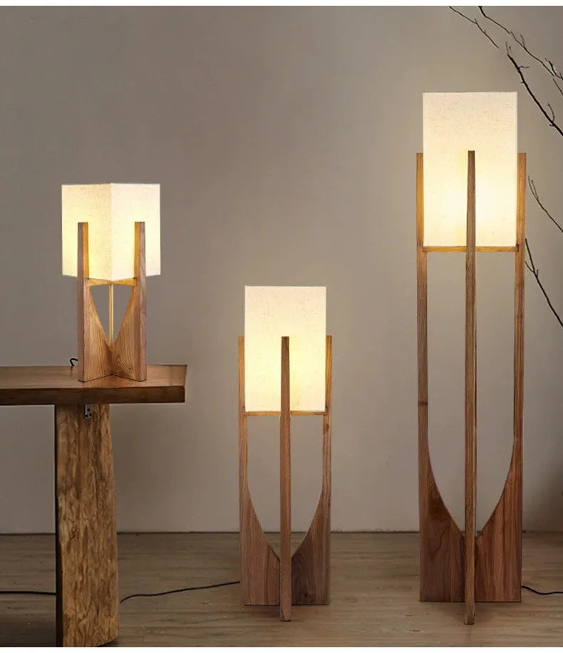 Wooden Lamp – 53, 82 & 145 cm Designs