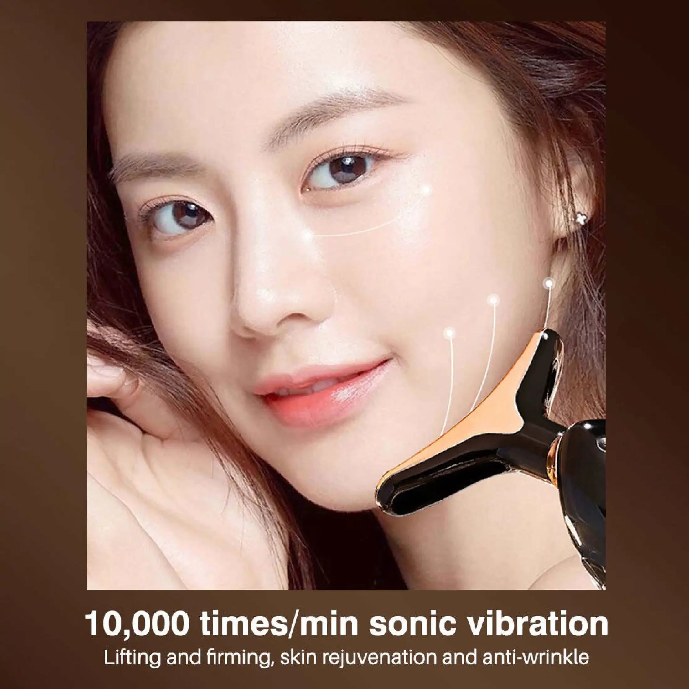 Microcurrent Face Lifting Device – Neck, Eye & Facial Skin Rejuvenation Anti-Aging Massager
